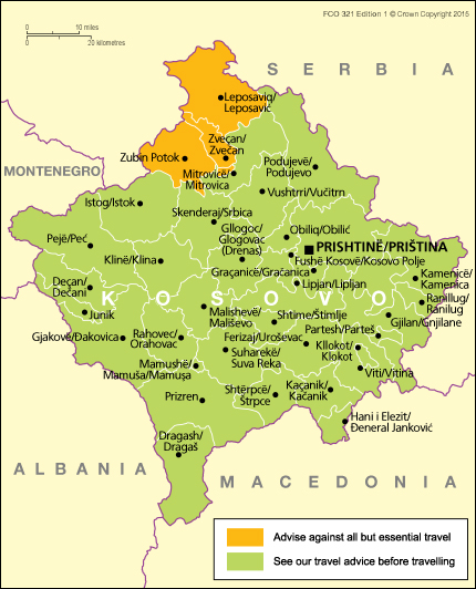 kosovo travel restrictions
