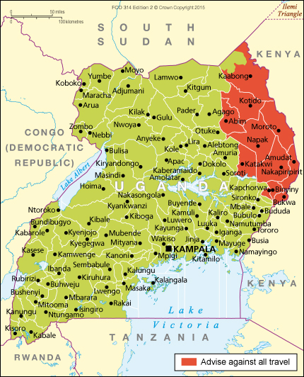 state department travel uganda