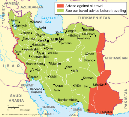 british travel advice iran