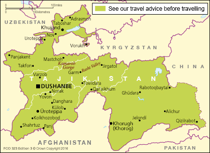 travel restrictions to tajikistan