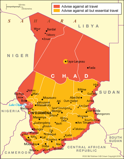 Image result for chad travel warning