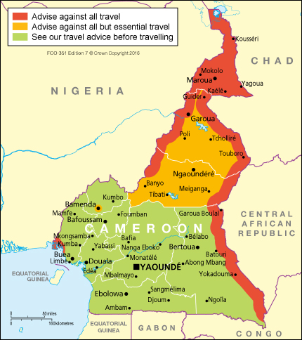 Resultado de imagen de cameroon map gov