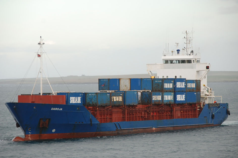 Photograph of general cargo vessel Daroja