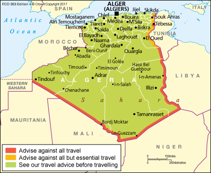 uk travel advice algeria