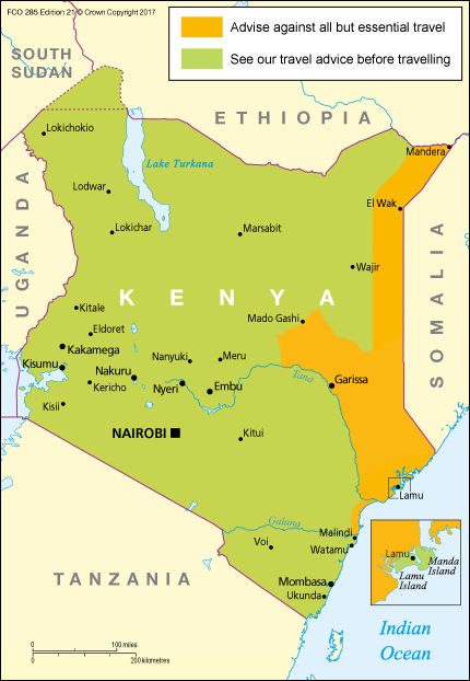 travel to kenya gov.uk