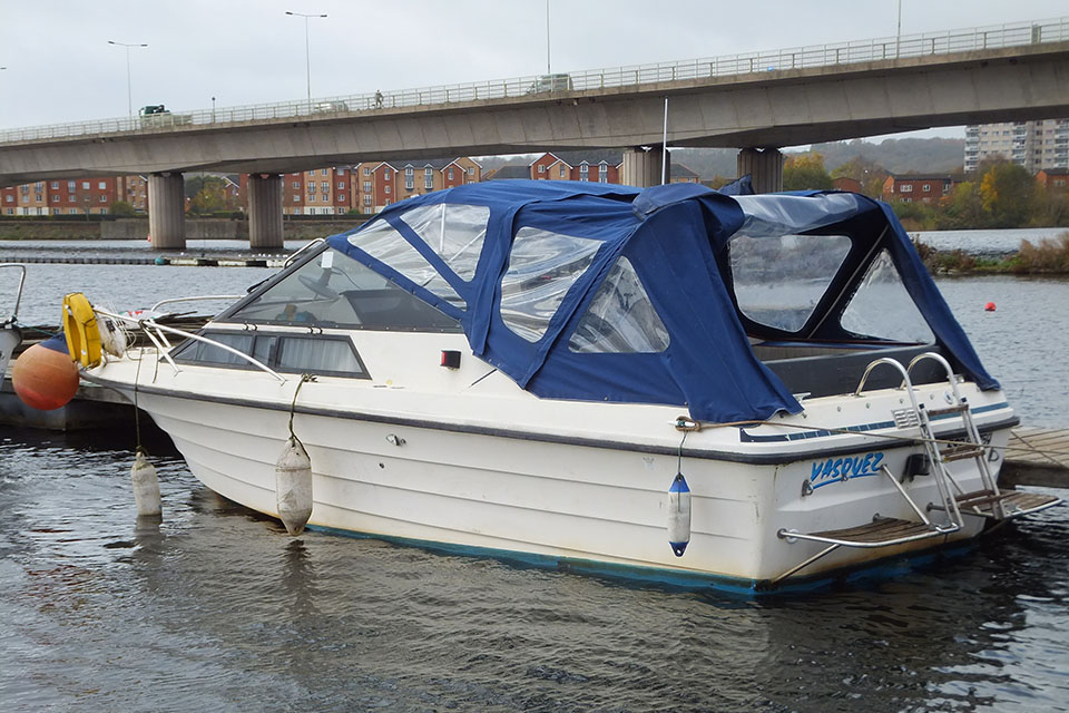 Photograph of motor cruiser Vasquez