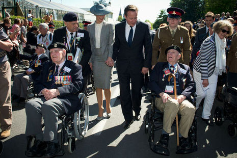 PM joins veterans in Normandy for D-Day 70th anniversary