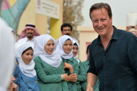 Prime Minister David Cameron visit to Jordan