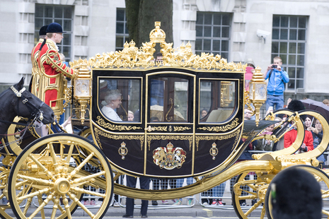 Queen's carriage on state opening of Parliament