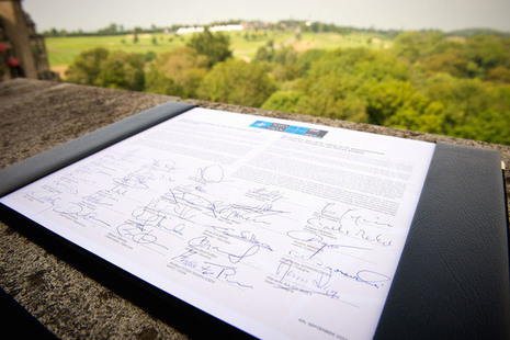 Signed armed forces declaration