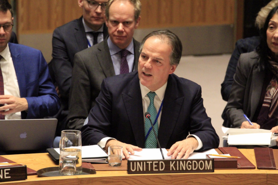 Mr. Mark Field MP, Minister of State for Asia and the Pacific, at the UN Security Council Ministerial Briefing on North Korea