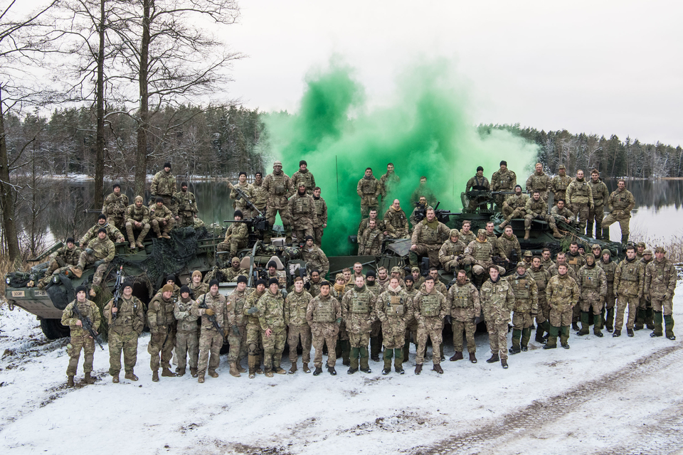 Defence Secretary wishes troops Merry Christmas while in Poland on NATO visit