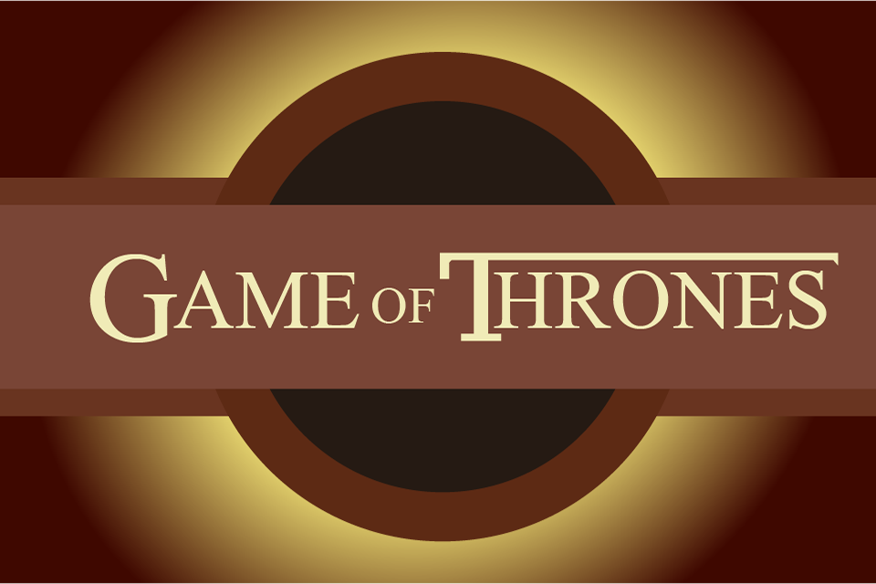 Graphic of the final image of the Game of Thrones opening titles sequence 