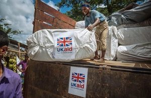 UK aid in Bangladesh.