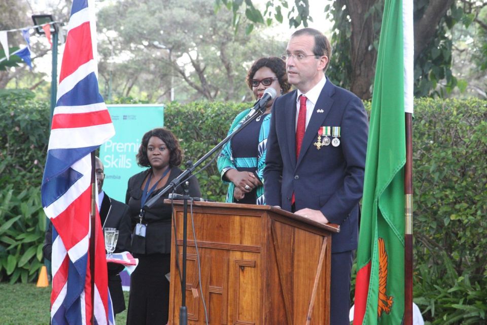 British High Commissioner Fergus Cochrane-Dyet at the QBP