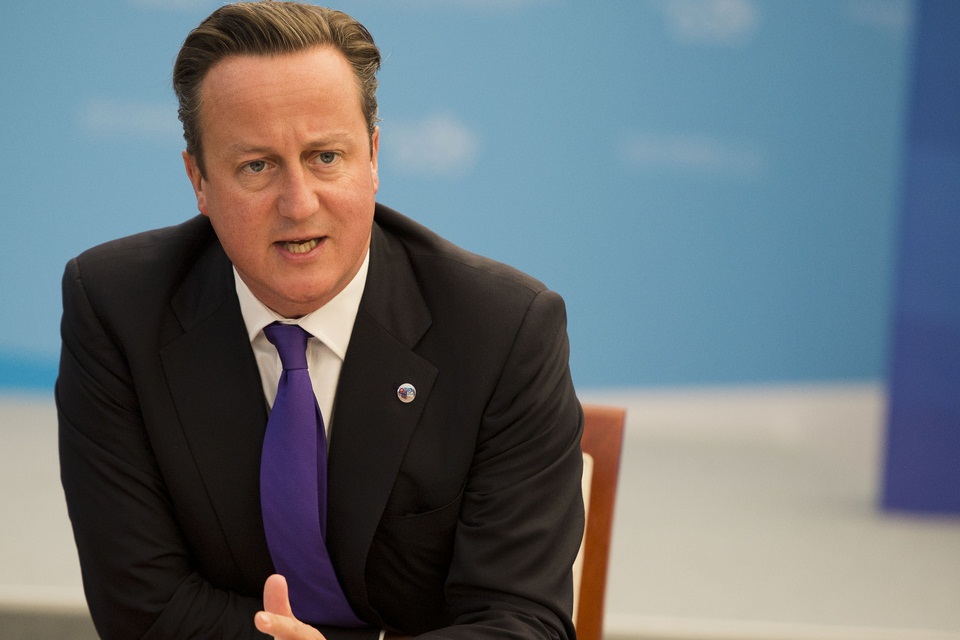 The PM speaks at a meeting of donor countries about Syria