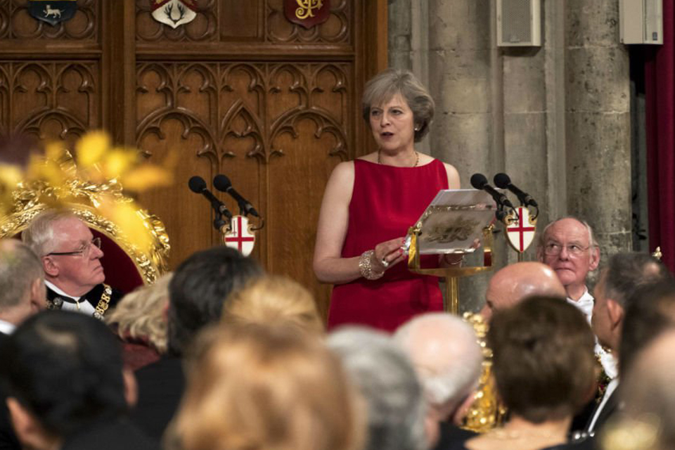PM Theresa May laid out her plan for how Britain can lead in the transformed modern world during her speech to the Lord Mayor's Banquet