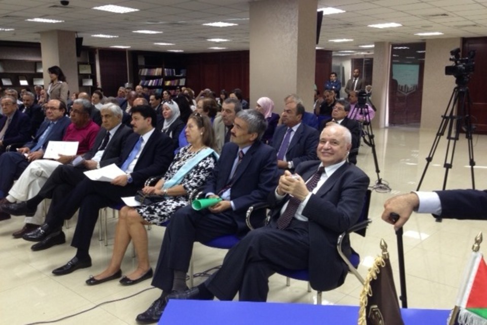 British Ambassador Peter Millett during the launch of "Nazaha" project