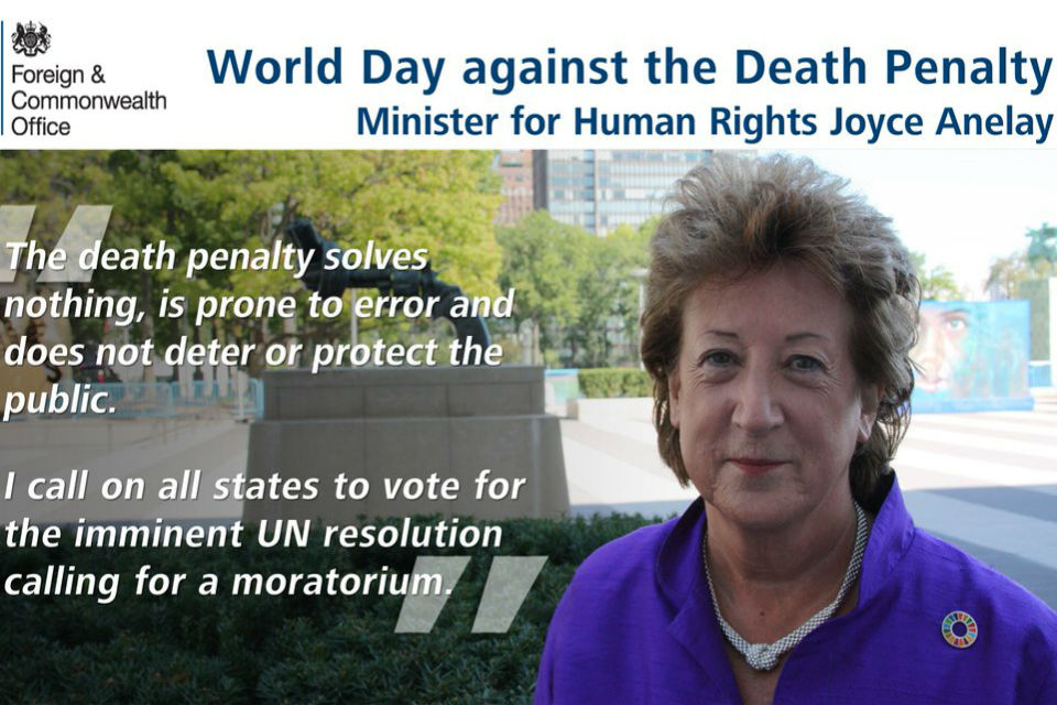 World day against the death penalty