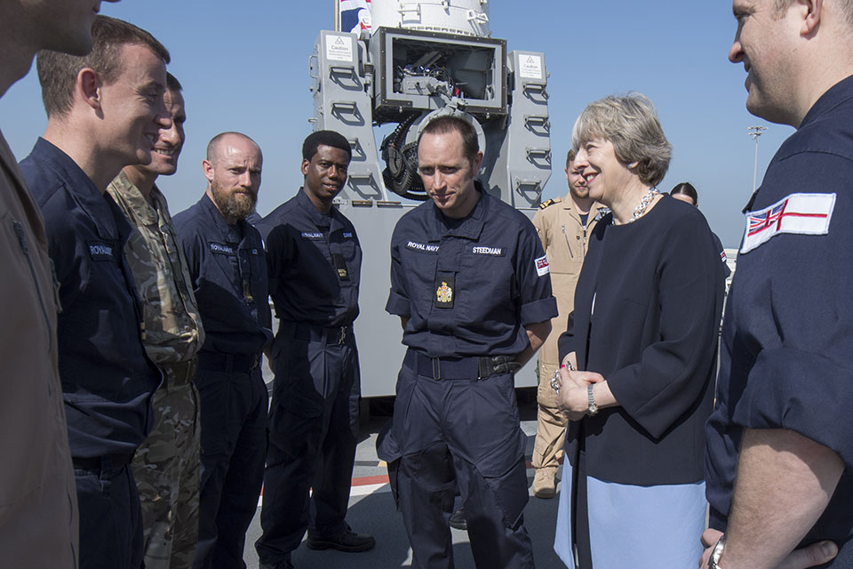 Prime Minister's speech to HMS Ocean ship's company in Bahrain