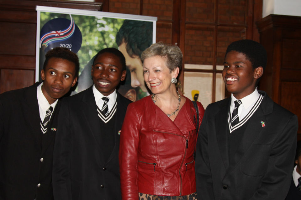HC Judith Macgregor and High School students who attended the event