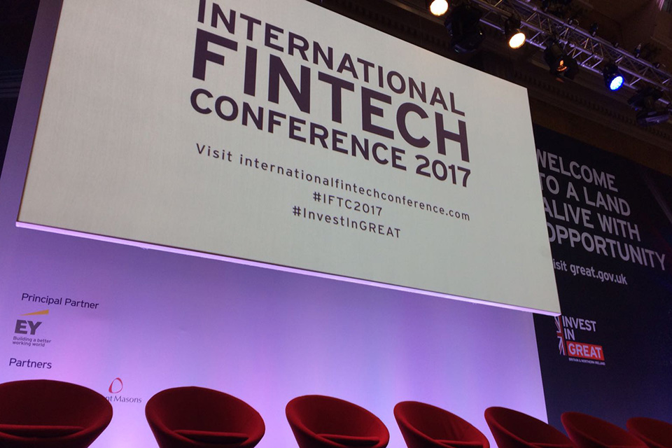 International FinTech Conference stage