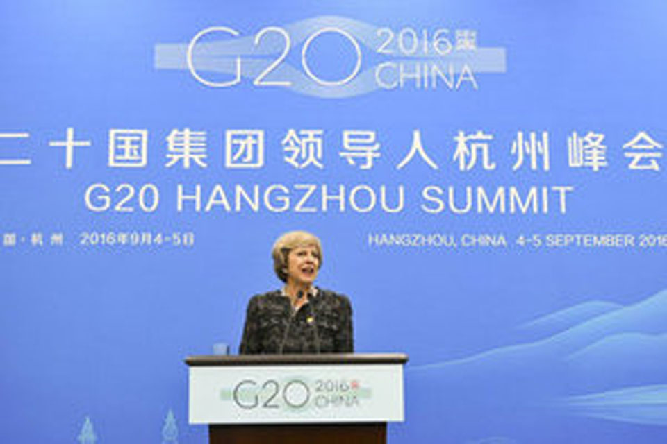 Read the ‘G20 Summit, China: Prime Minister's press conference – 5 September 2016’ article