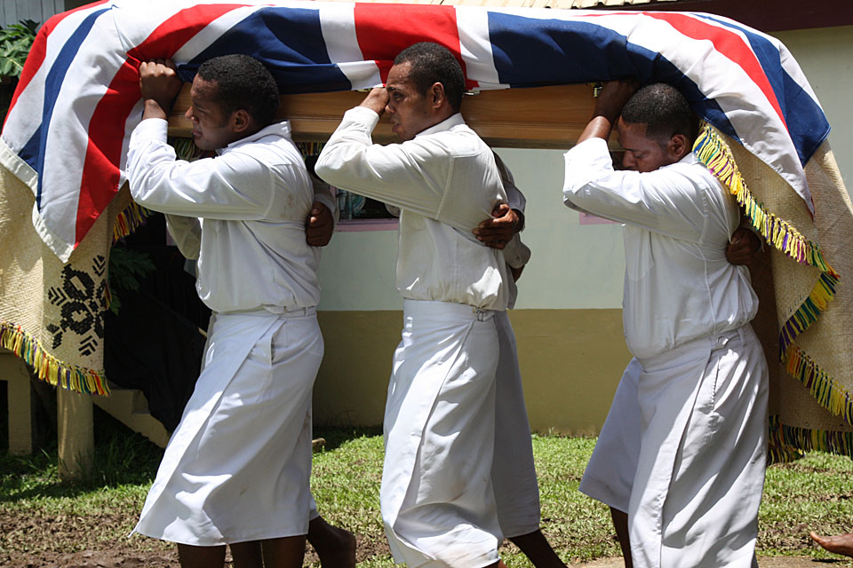 Funeral of the late Tui Nakelo and British Army veteran, Ratu Manasa Talakuli