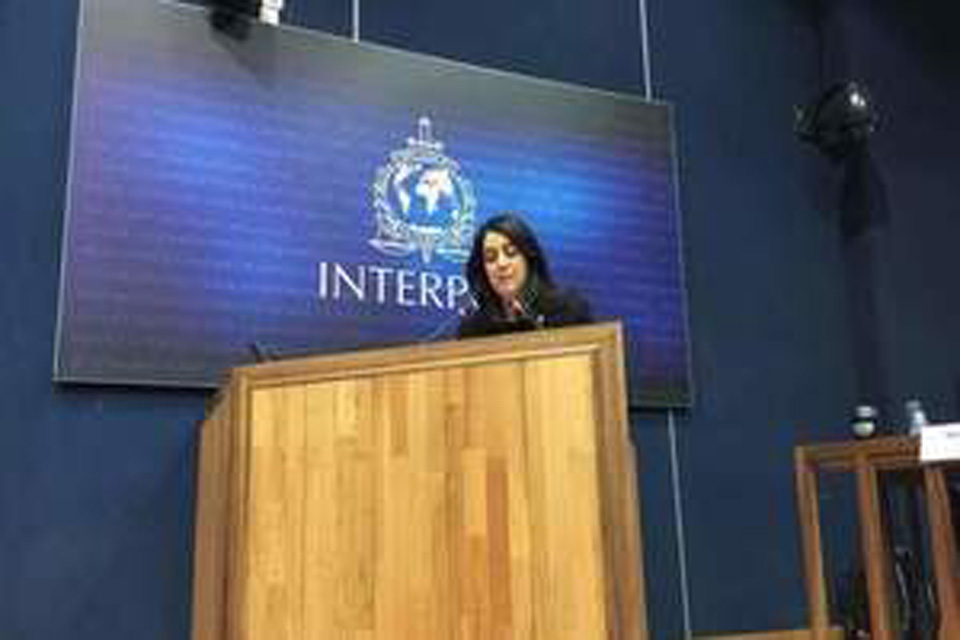 Read the ‘Baroness Shields’ speech at INTERPOL Specialists Group meeting’ article