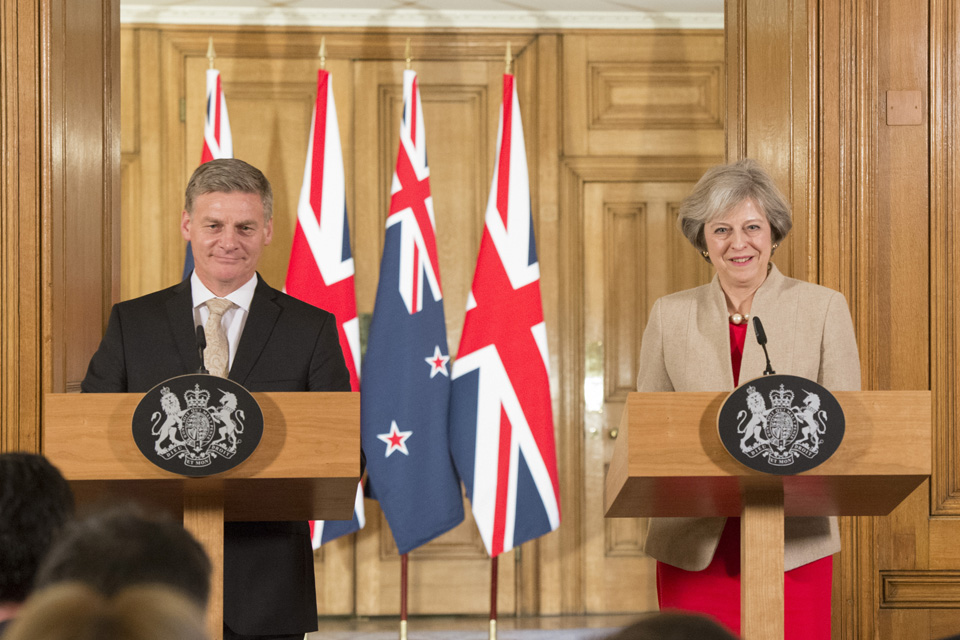 Prime Minister and Prime Minister English of New Zealand at their joint press conference