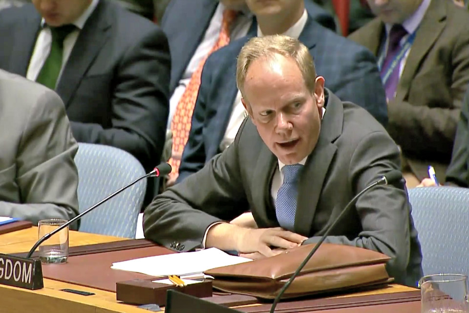 Ambassador Matthew Rycroft at the Security Council Briefing on Libya