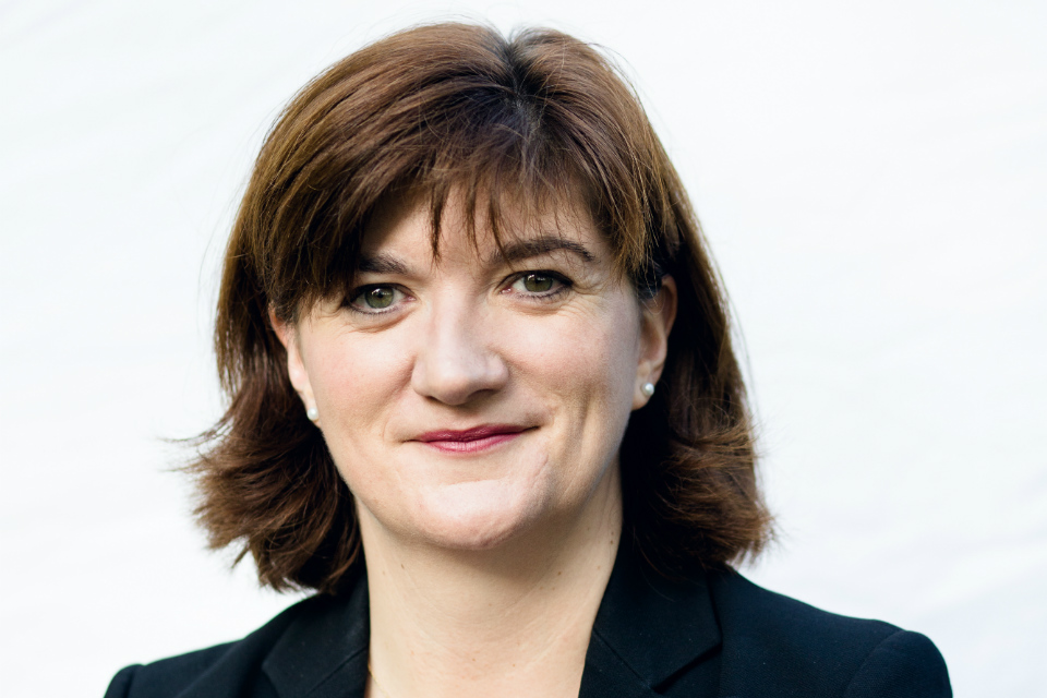 Minister for Women and Equalities, Nicky Morgan