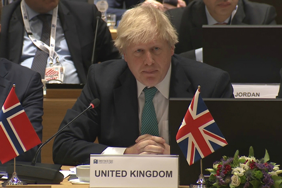 Read the ‘Foreign Secretary Statement at Syria Conference in Brussels’ article