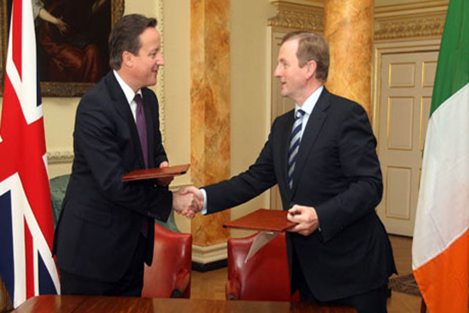 David Cameron meets Enda Kenny