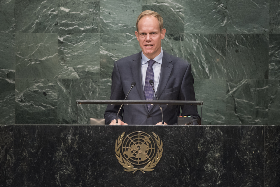 Matthew Rycroft in UN General Assembly 