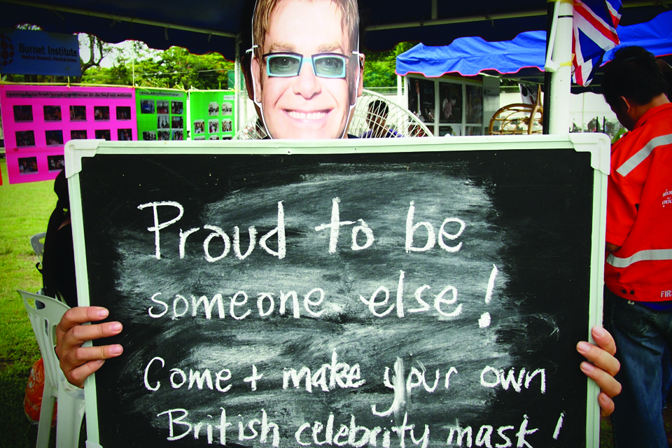 The British Embassy participated in Vientiane's diversity event 'Proud to be us!' with a fun mask-making station!