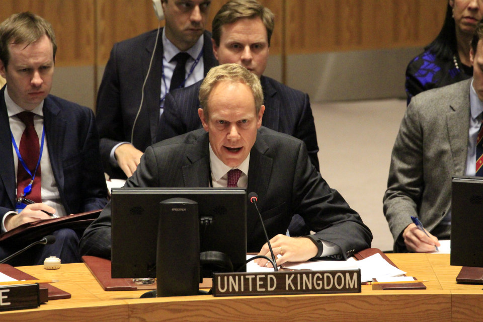 Ambassador Matthew Rycroft at the Security Council Emergency Session on Jerusalem