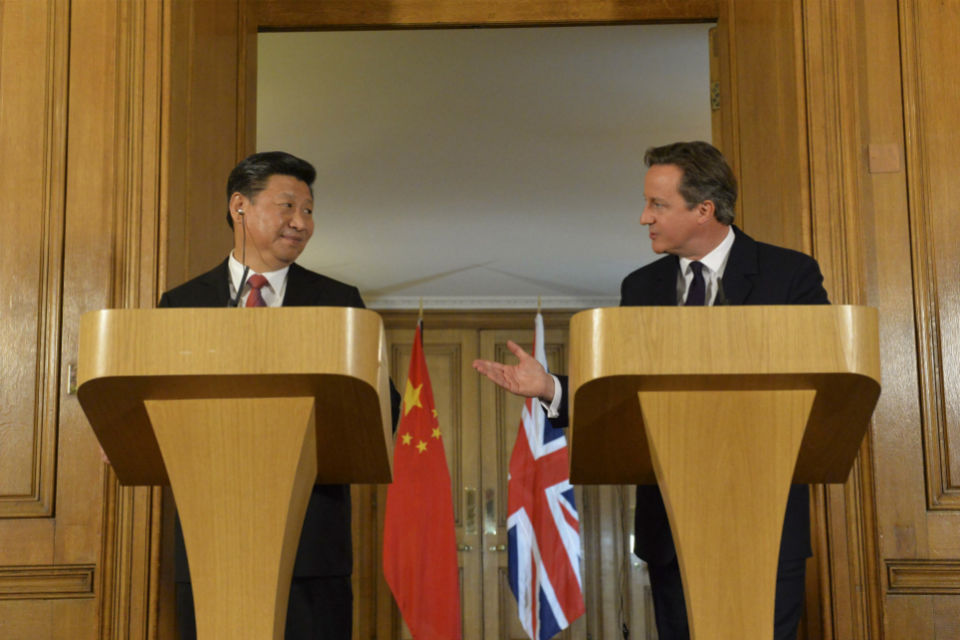 Joint press conference: David Cameron and President Xi Jinping