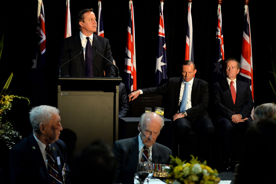 PM Cameron at the Australian War Memorial