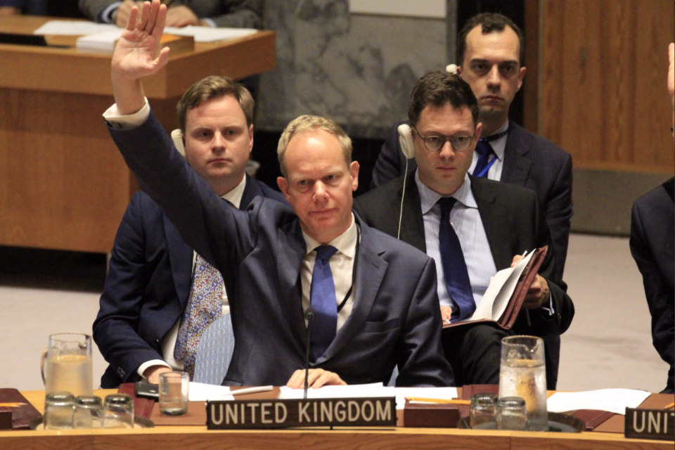 Ambassador Matthew Rycroft, UK Permanent Representative to the United Nations, at the Security Council meeting on the Joint Investigative Mechanism