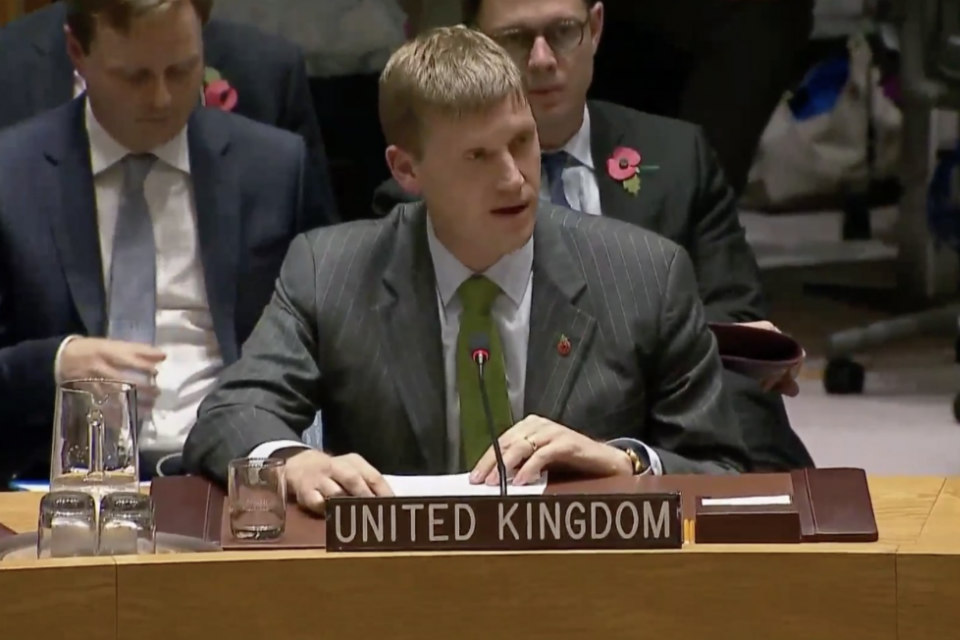 Ambassador Jonathan Allen at the Security Council Briefing on Syria Chemical Weapons