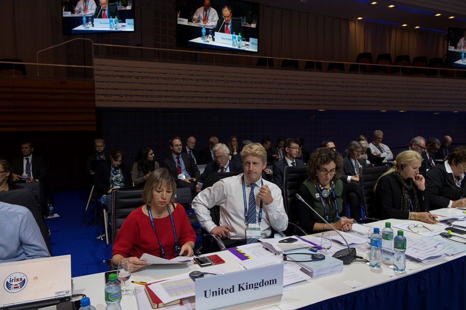 Science Minister Jo Johnson MP at the European Space Agency Council of Ministers