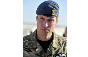 His Royal Highness Prince William, pictured on a recent visit to Afghanistan, has been made Colonel of the Irish Guards [Picture: Corporal Steve Blake RLC, Crown Copyright/MOD 2011]