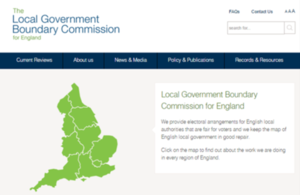 Local Government Boundary Commission for England website