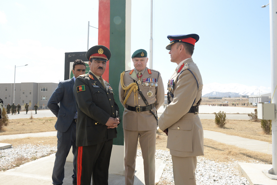 British military chief welcomes largest number of female Afghan officer graduates