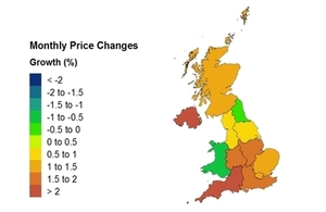 UK HPI heat map