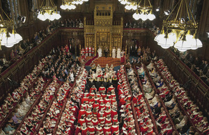 Her Majesty The Queen delivers her speech in the House of Lords (library image) [Picture: Crown copyright]