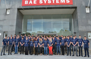 BAE Systems apprentices at their Glasgow site [Picture: BAE Systems]
