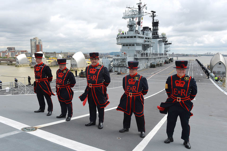 Warships in London for Battle of Atlantic commemorations