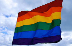 Image of rainbow flag